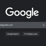 Google search engine interface
